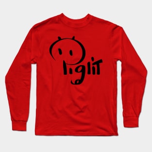 Piglit Dark Long Sleeve T-Shirt